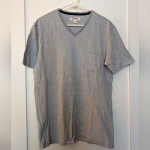 Goodthreads Cotton Tee, Grey Stripe